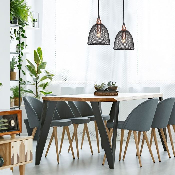 Pendente Aramado Copper Meia Lua Bella Iluminação Xn002 St1295-Bella Iluminação-Starlumen