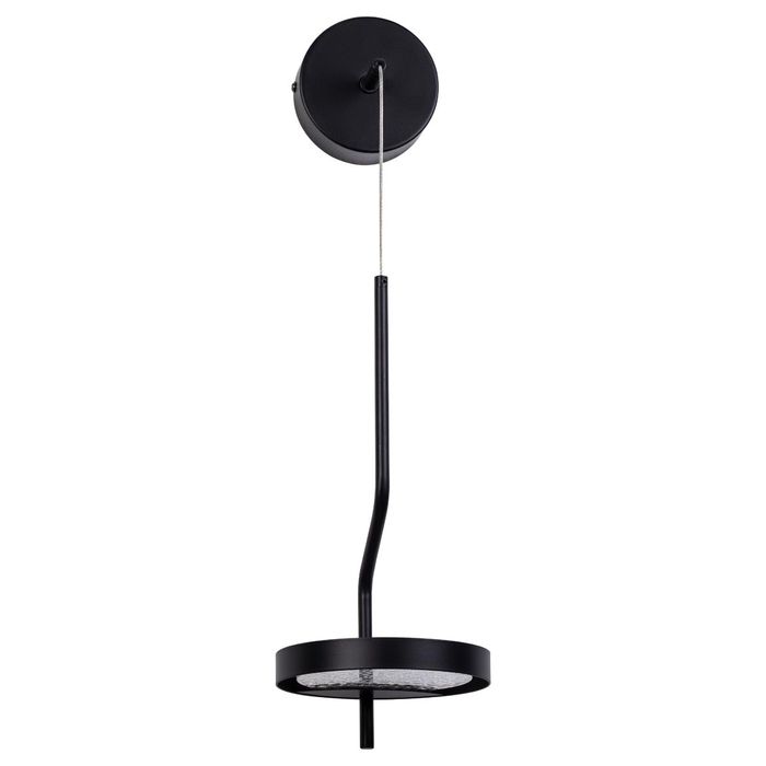 Pendente Arandela Emma LT012-BK Preto Fosco e Transparente LED 4W 2700k Starlux ST2573