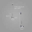 Pendente Arandela Emma LT012-Cromado Transparente LED 4w 2700k Starlux ST2573-Starlux-Starlumen