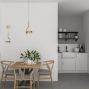 Pendente Arandela Emma Ouro Fosco e Transparente LT012-MG LED 4W 2700K Starlux ST2573-Starlux-Starlumen