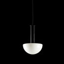 Pendente Artemis Preto e Vidro Branco VL004-BK Starlux ST2520-Starlux-Starlumen