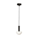 Pendente Artemis Preto e Vidro Branco VL004-BK Starlux ST2520-Starlux-Starlumen