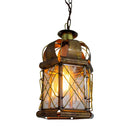 Pendente Artesanal Latão Rainha 30cm Vintage Rustica 018 ST1440-Starlumen-