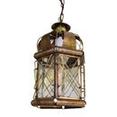 Pendente Artesanal Latão Rainha 30cm Vintage Rustica 018 ST1440-Starlumen-