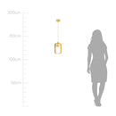 Pendente Aruna Ouro Fosco e Ambar ZR097 Globo Vidro para G9 Starlux ST2622-Starlux-Starlumen