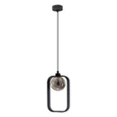 Pendente Aruna Preto Fosco e Smoky ZR097 SKY Globo Vidro para G9 Starlux ST2622-Starlux-Starlumen
