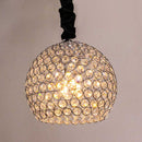 Pendente Ava De Cristal 29x20 Cm Cromado 2876 St1498-Mantra Iluminação-Starlumen