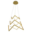 Pendente Avila Ouro Fosco 50cm LED 92W 2700K ZR093 Starlux ST2561-Starlux-Starlumen