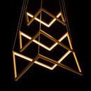 Pendente Avila Ouro Fosco 50cm LED 92W 2700K ZR093 Starlux ST2561-Starlux-Starlumen