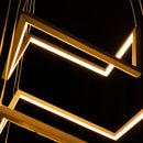 Pendente Avila Ouro Fosco 50cm LED 92W 2700K ZR093 Starlux ST2561-Starlux-Starlumen