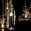 Pendente Babel Ouro Fosco Cúpula Vidro Transparente para G9 LT008-CL Starlux ST2558-Starlux-Starlumen