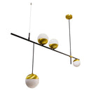 Pendente Bille Dourado para 4 LED G9 - 16575/4 PT/DR ST1610-Usina Design-Starlumen