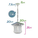 Pendente Branco Estilo Industrial PD2086-1H-WH St1717-Starlux-Starlumen