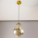 Pendente Caju Cúpula Vidro 23x30cm 1xE14 Bella Iluminação RZ001ES ST1882-Bella Iluminação-Starlumen