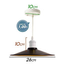 Pendente Chapéu Chinês Preto e Dourado 26 cm St1377 - Branco-Starlumen-