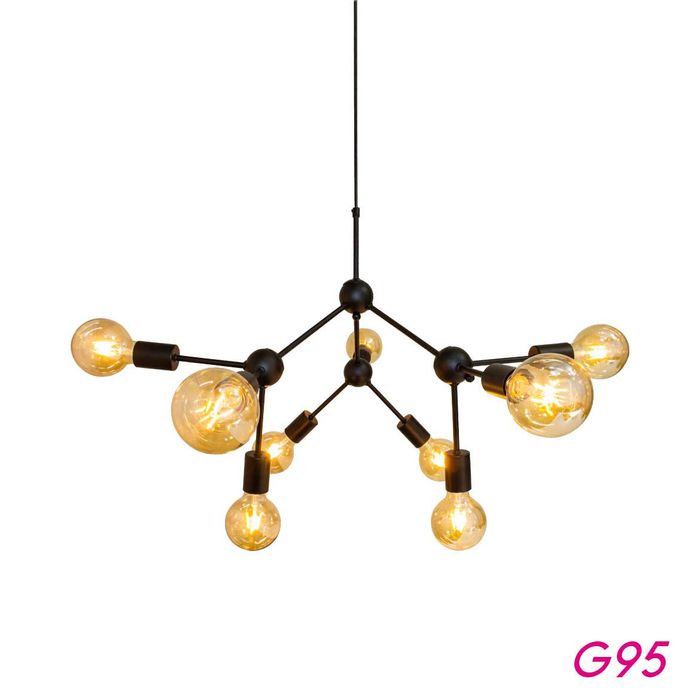 Pendente Cluster Sputnik Atom Orbit Molecula QPD13229 St1459-Quality-Starlumen