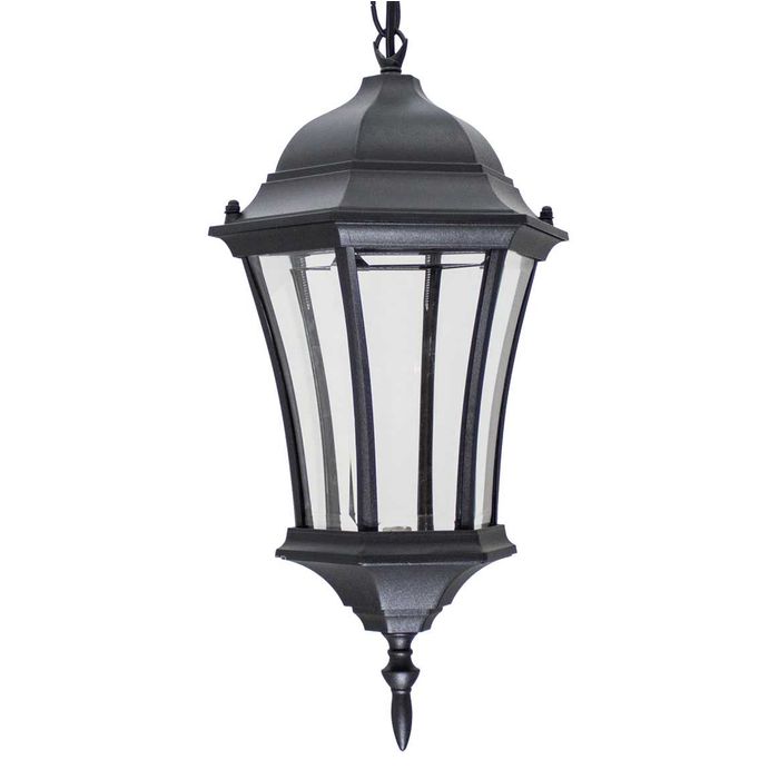 Pendente Colonial Alumínio Preto Vintage E27 Retro AC211T-P St211tp-Starlumen-