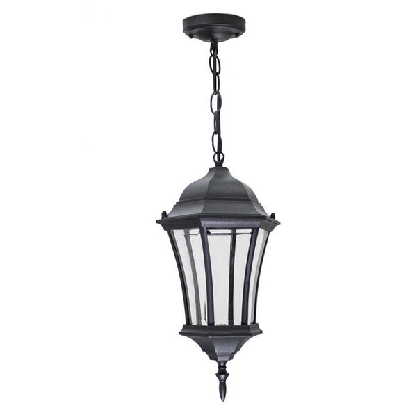 Pendente Colonial Alumínio Preto Vintage E27 Retro AC211T-P St211tp-Starlumen-