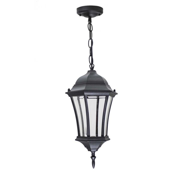 Pendente Colonial Alumínio Preto Vintage E27 Retro AC211T-P St211tp-Starlumen-