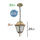 Pendente Colonial Vintage retrô em Alumínio para lâmpada E27 OV - AC203T ST203T-Starlumen-