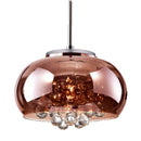 Pendente Cristal Soho Cobre 20cm 1xG9 Bella PD007CO ST482-Bella Iluminação-Starlumen