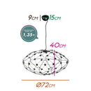 Pendente Ellipsis LED 27W Bella Iluminação JJ010M ST2220-Bella Iluminação-Starlumen