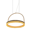 Pendente Emily Anel E Cristal Led Integrado 20w Ø40cm PM31197-WH St1762-Starlux-Starlumen