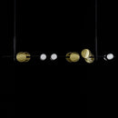 Pendente Estuzzi 55W Preto/ Dourado 3000k Orluce ST2736-Orluce-Starlumen