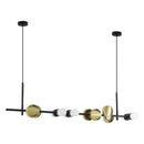 Pendente Estuzzi 55W Preto/ Dourado 3000k Orluce ST2736-Orluce-Starlumen