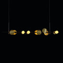 Pendente Estuzzi 55W Preto/ Dourado 3000k Orluce ST2736-Orluce-Starlumen