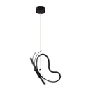 Pendente Farfalla Borboleta Preto LED 12W HL006BK Starlux ST2555-Starlux-Starlumen