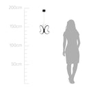 Pendente Farfalla Borboleta Preto LED 12W HL006BK Starlux ST2555-Starlux-Starlumen