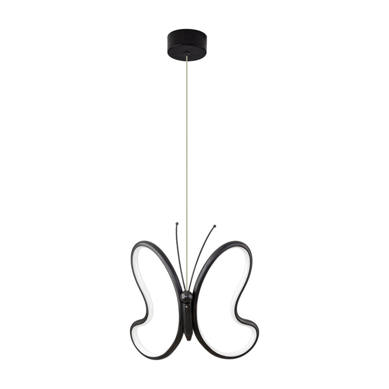 Pendente Farfalla Borboleta Preto LED 12W HL006BK Starlux ST2555