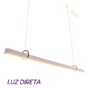 Pendente Fit Branco LED 32W 4400 lumens 662LED3-BT ST1305-Newline-Starlumen