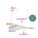 Pendente Fit Edge Up Downlight 64W PD0124LED3X-BT Newline ST2417-Newline-Starlumen