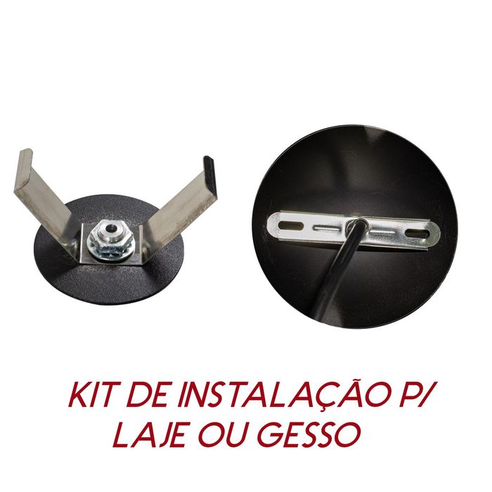 Pendente Fit15 LED 26,4W 110V 1,5m PD15032LED1X-PT Newline ST2418-Newline-Starlumen