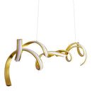 Pendente Fluire Dourado 45W Bella RE006 ST1434-Bella Iluminação-Starlumen