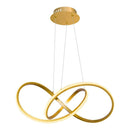 Pendente Fluire Dourado LED 30W Bella SB001 ST1568-Bella Iluminação-Starlumen