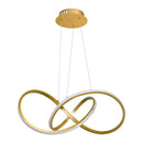 Pendente Fluire Dourado LED 30W Bella SB001 ST1568-Bella Iluminação-Starlumen