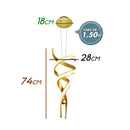 Pendente Fluire Dourado LED 30W Branco Quente RE005 Bella ST1431-Bella Iluminação-Starlumen