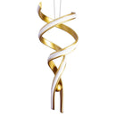 Pendente Fluire Dourado LED 30W Branco Quente RE005 Bella ST1431-Bella Iluminação-Starlumen