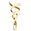 Pendente Fluire Dourado LED 30W Branco Quente RE005 Bella ST1431-Bella Iluminação-Starlumen