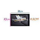 Pendente Grape Preto 6 Globos Brancos Starlux ZR085-WBK St2109-Starlux-Starlumen