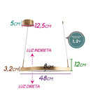 Pendente Horizon 15W 900lm 3000k PD1437 Studioluce ST2391-Studioluce-Starlumen