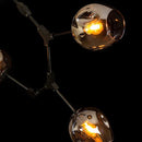 Pendente Ieda Cúpula de Vidro p/ 5x E27 IDL-011-SKY Starlux ST2408-Starlux-Starlumen