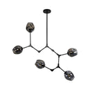 Pendente Ieda Cúpula de Vidro p/ 5x E27 IDL-011-SKY Starlux ST2408-Starlux-Starlumen