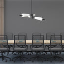 Pendente Isis Preto Fosco Hastes Móveis LED 32W ZR118-BK Starlux ST2675-Starlux-Starlumen