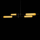 Pendente Isis Preto Fosco Hastes Móveis LED 32W ZR118-BK Starlux ST2675-Starlux-Starlumen