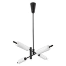 Pendente Isis Preto Fosco Hastes Móveis LED 32W ZR118-BK Starlux ST2675-Starlux-Starlumen