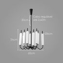 Pendente Isis Preto LED 80W ZR117- BK Starlux ST2674-Starlux-Starlumen